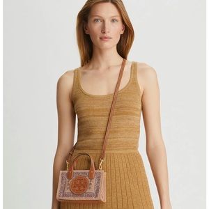 Tory Burch Ella printed mini tote